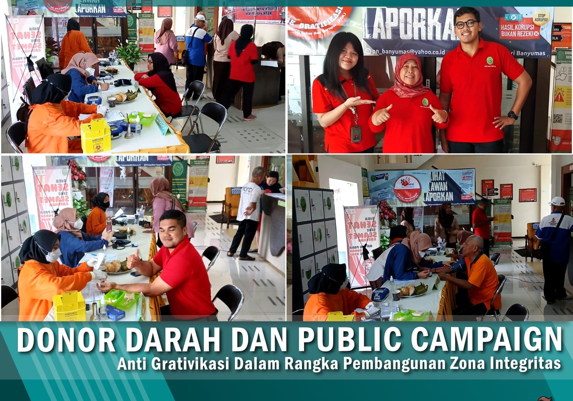 Donor Darah Bersama kerjasama dengan PMI dan Public Campaign Anti Gratifikasi-01112024