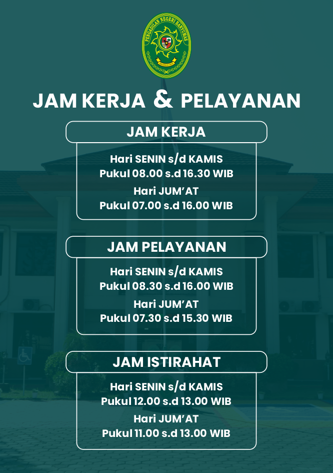 Jam Kerja dan Pelayanan 2025