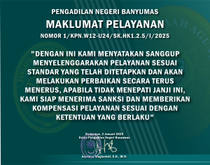 Maklumat pelayanan Ketua 2025
