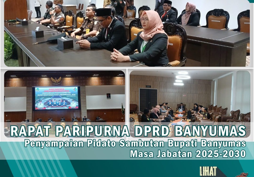 Rapat Paripurna DPRP Kabupaten Banyumas