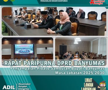 Rapat Paripurna DPRP Kabupaten Banyumas
