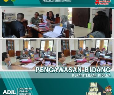 pengawasan bidang di kepaniteraan pidana